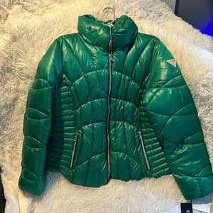 Green Guess Coat 🧥